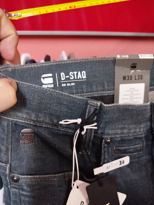 Мъжки дънки G-Star Raw D-Staq 3D Slim W30 W32  W36 нови
