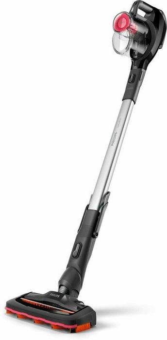 Вертикальный пылесос Philips FC6722 SpeedPro (черный/красный)