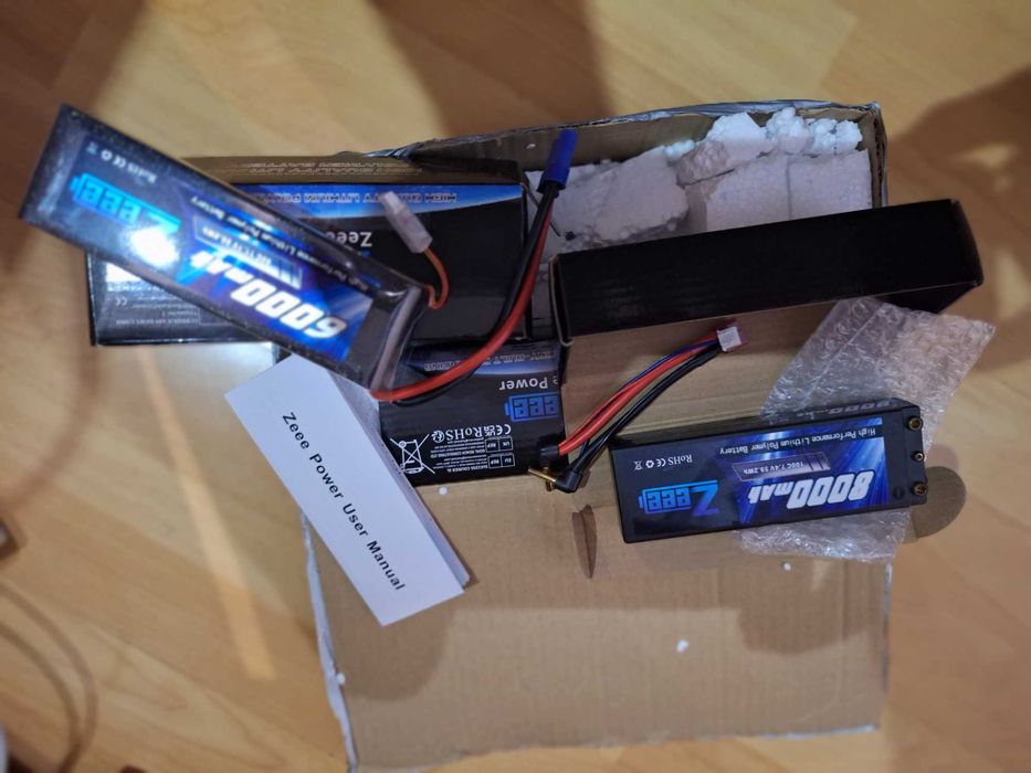 Baterii Zeee Lipo 6000mAh/11,1V ,100C ,66,6Wh   , 8000mAh 7,4V/59,2Wh