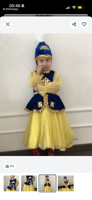 Сдам на прокат национальный костюм для девочек