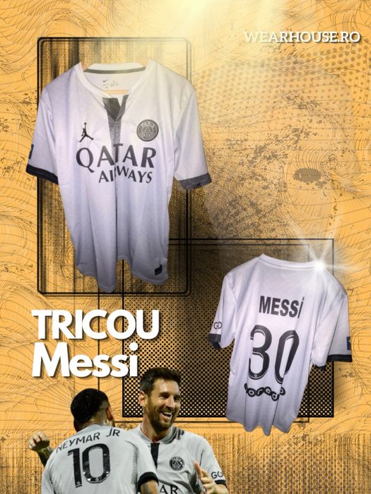 Tricou Jordan x PSG Messi (30) 2nd kit sezonul trecut, nou nout