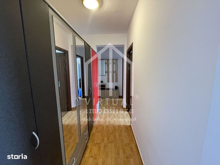 Apartament de inchiriat 3 camere, 2 bai, bucatarie inchisa- Turnisor