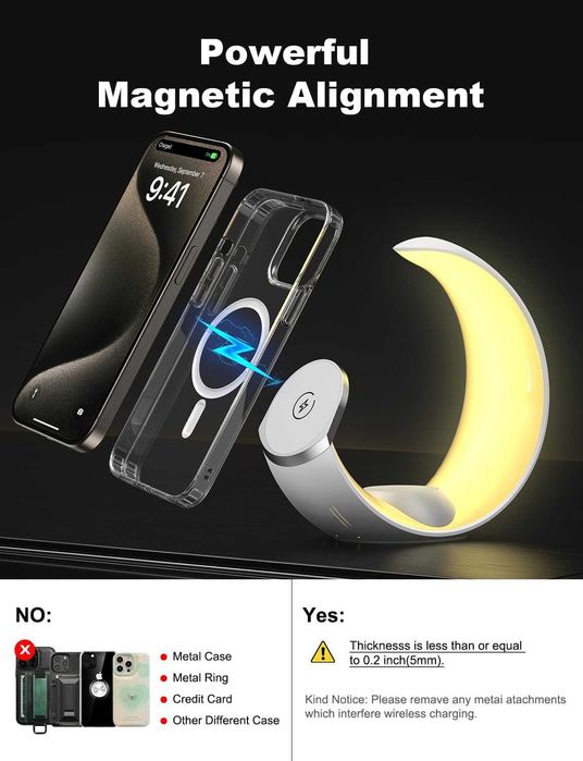 Безжично зарядно устройство VAFOTON 4 в 1