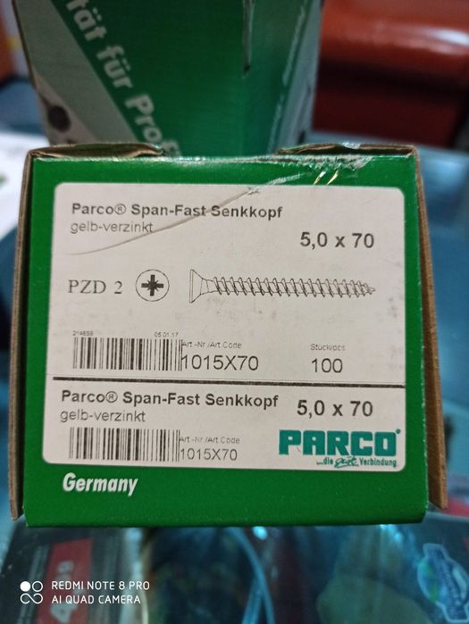 Винт за дърво, Ньогел 5х70