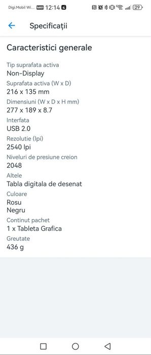 Vand tableta grafica One by Wacom