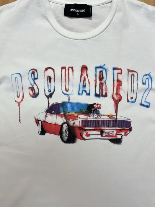 Dsqared2 Fast Car мъжка тениска L