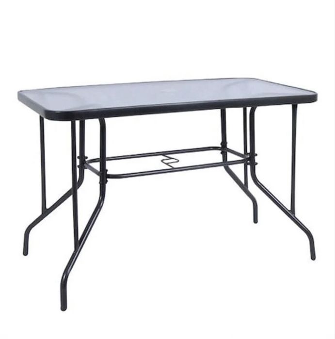 Masa de Sticla  Metalica 120x70x70cm