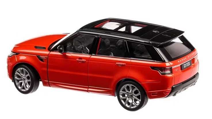 Macheta auto Range Rover Sport 2013 portocaliu - 1:24 Welly