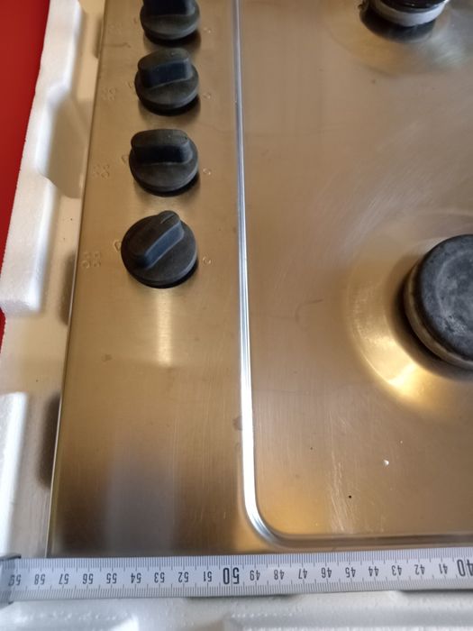 Plita Zanussi inox, cu gaze