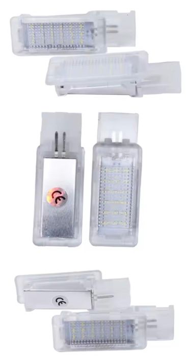 2 Lampi/lumini led albastre picioare pt Volkswagen, Skoda Seat, Audi