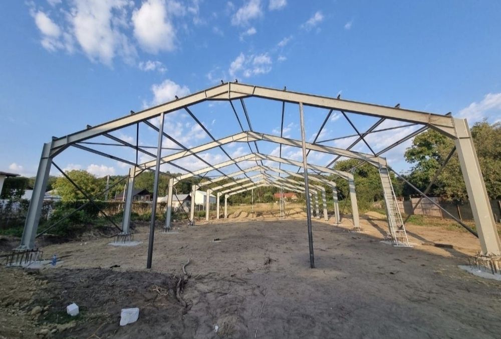 Vând hale metalice 12x25x4