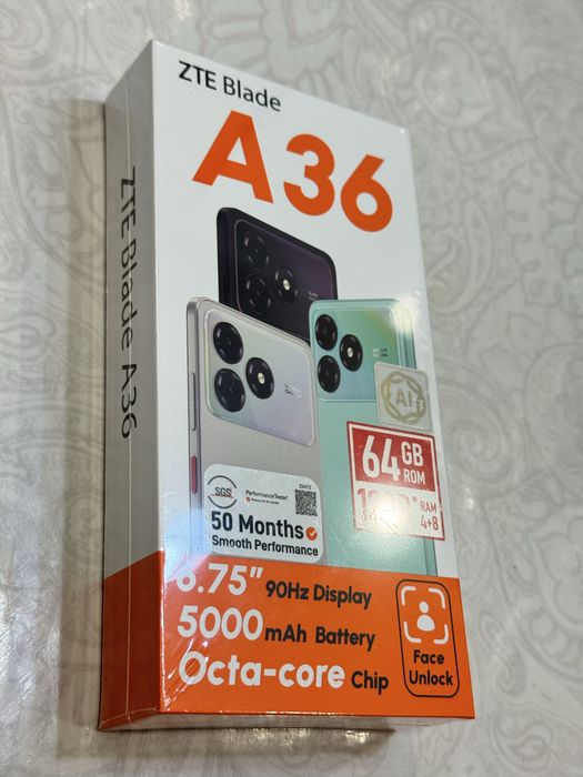 Продам новый телефон, ZTE Blade A36
