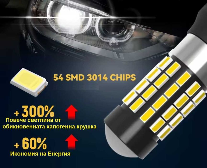 Лед Крушки PW24W PWY24W