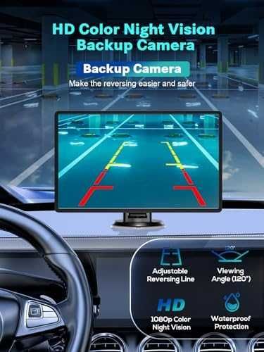 Нова Авто Мултимедия 9" CarPlay, Android Auto, 2K Камери, GPS за кола