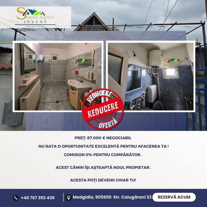 Casă solidă de vânzare în Medgidia – Spațiu, confort și siguranță!