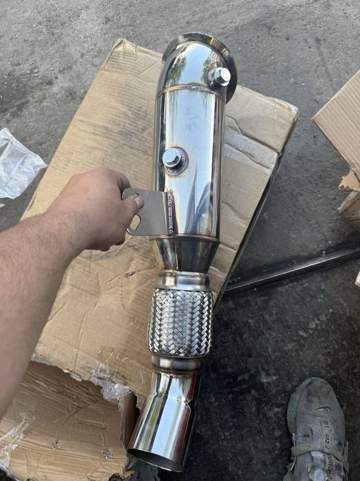 Downpipe bmw b58 f30 f32 f36 даунпайп ф30 ф32 ф36 б58 340i 440i 340ix