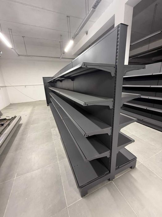 Стеллажи графит для магазина