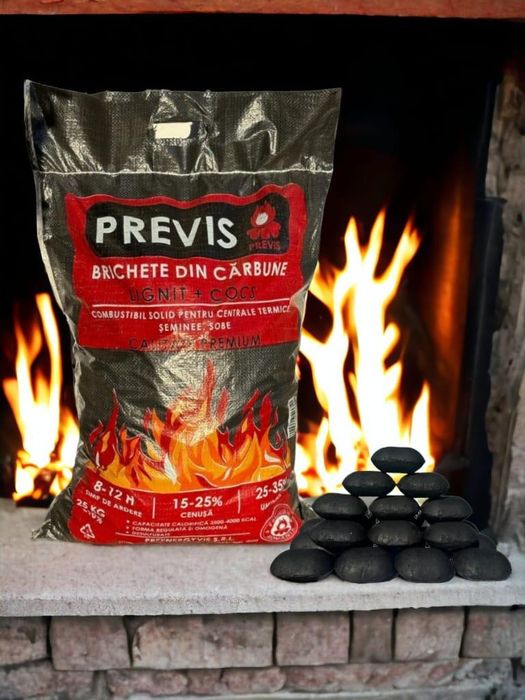 Carbune lignit  ou brichete .