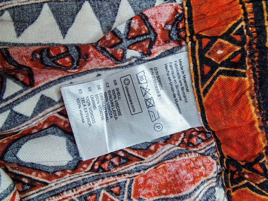Къси панталонки с видока талия H&M, 38 размер