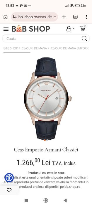 Ceas Emporio Armani Classici