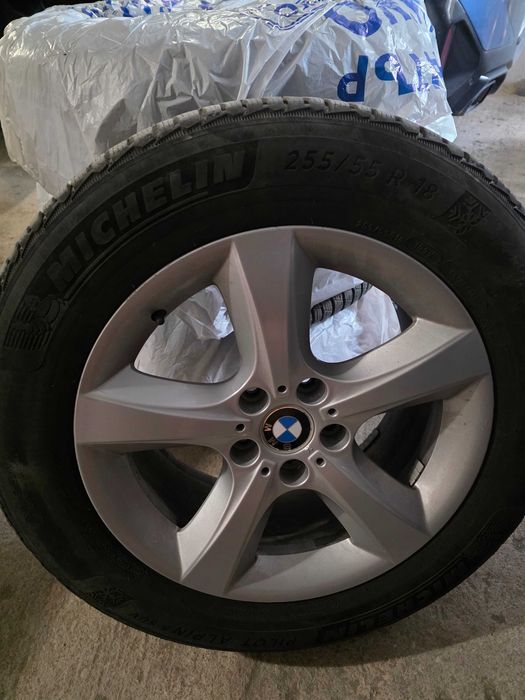 Оригинални джанти за BMW със зимни гуми Мишлен Алпин 5 - 255/55/18