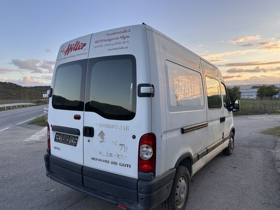 Опел мовано 2.5 tdci на части