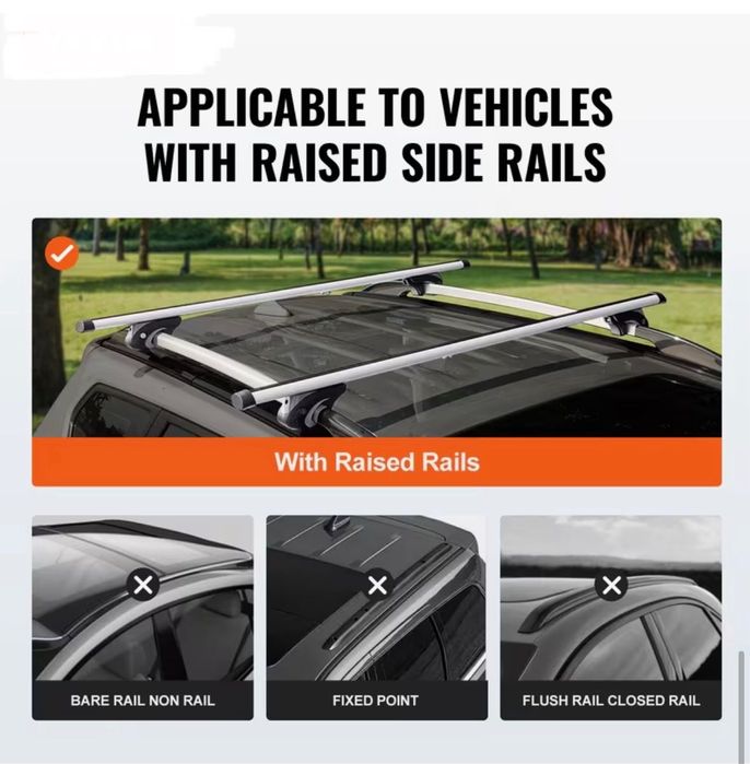 Bare transversale universare pentru masina