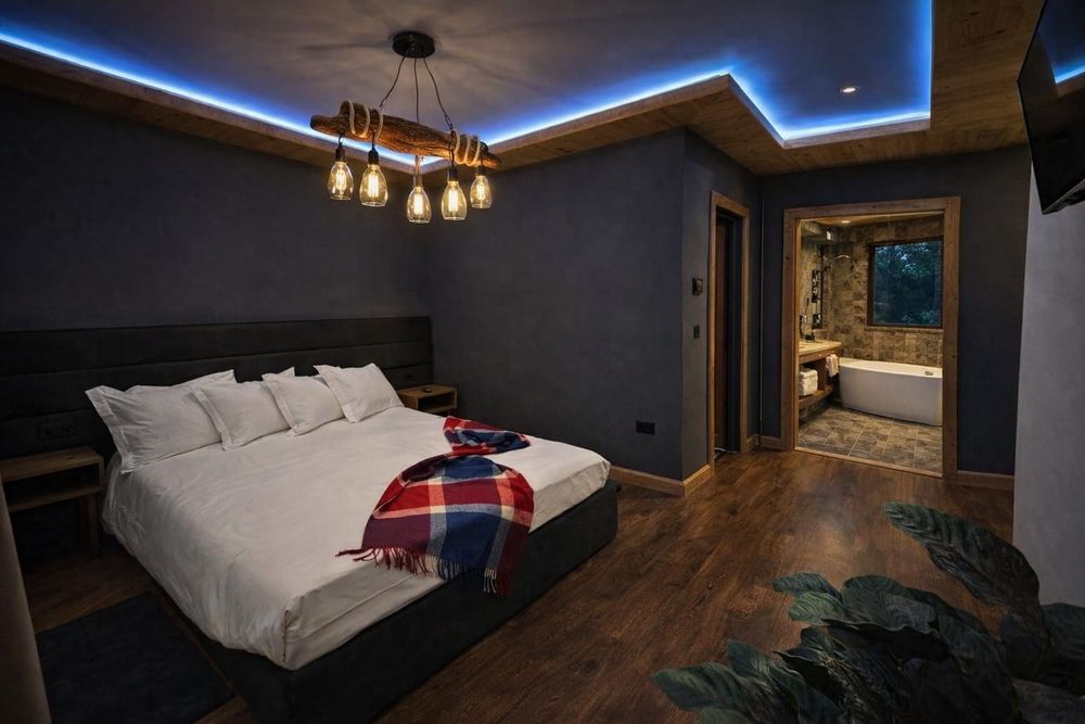 A-frame Luxery ciubăr/saună