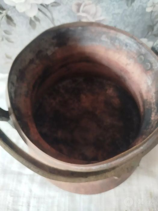 Медное ведро, старинное