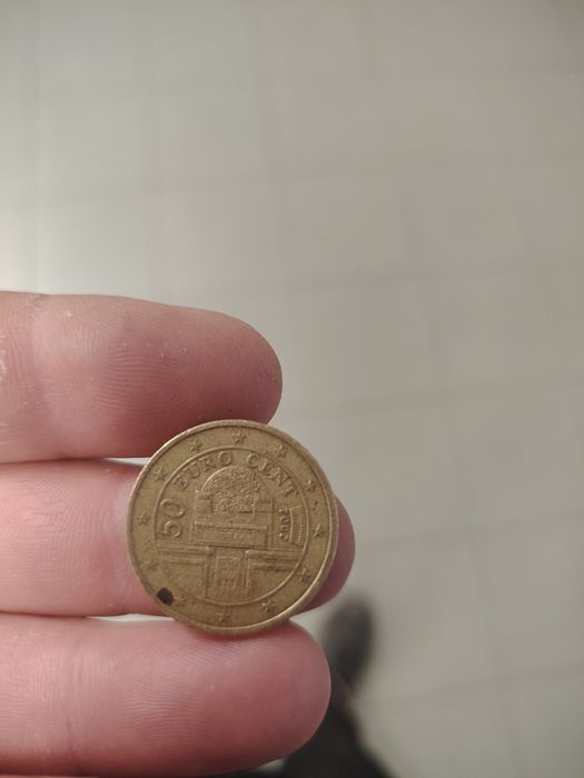 Монета 50евроцент
