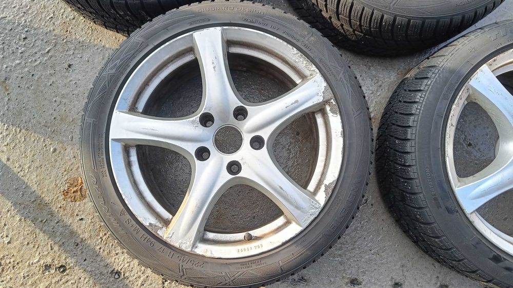 Jante Ronal R42 5x120 17 inch BMW Seria 3 + Cauciucuri/Anvelope Iarna