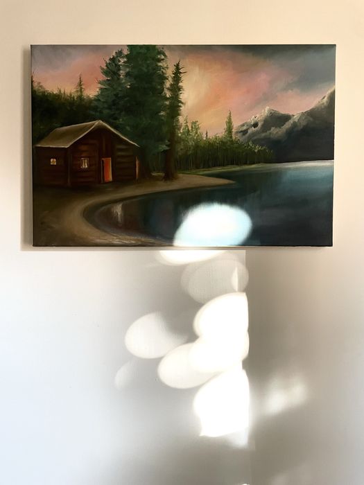 Tablou canvas - lucrare proprie ulei