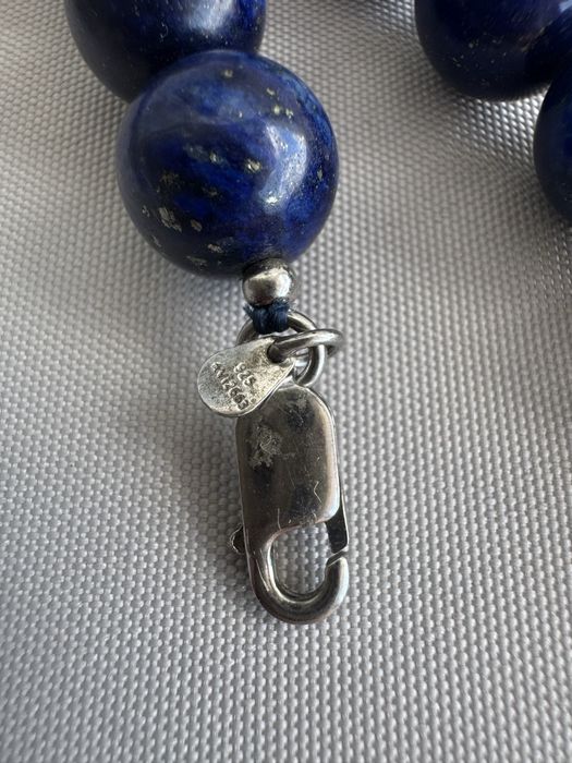 Colier din lapis lazuli si argint