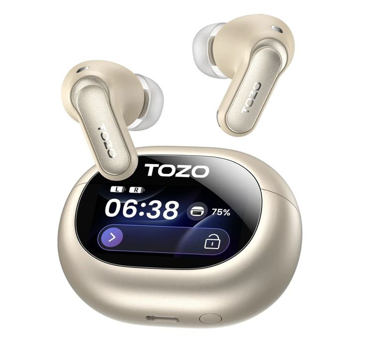 Tozo NC20 pro led display чисто нови black, champagne gold