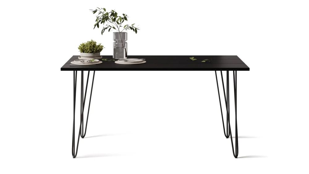 Masă de Dining Modernă - Neagră