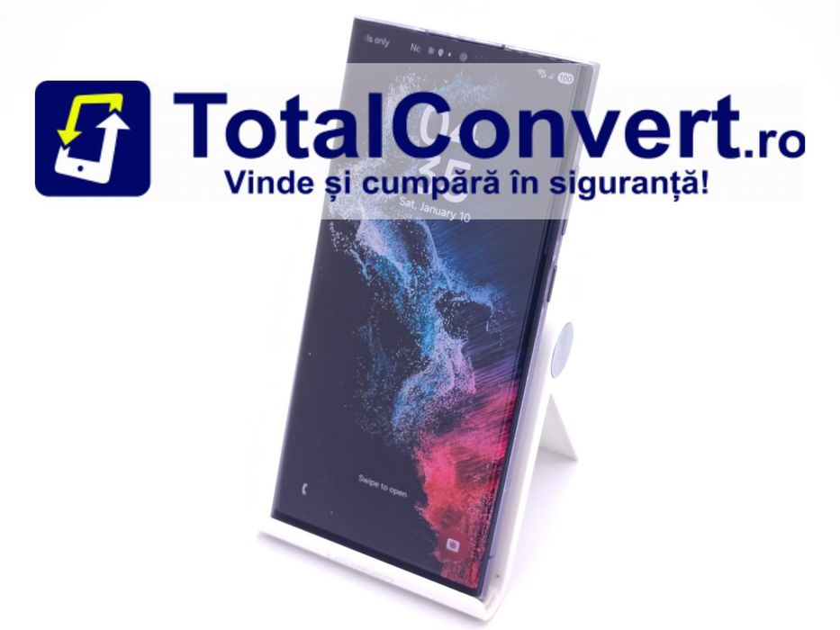 Samsung S22 Ultra 128GB Phantom Black 8GB, Garantie 24 luni | #D90139