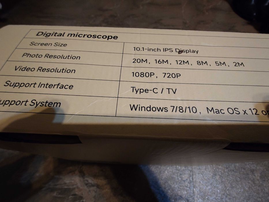 Microscop digital cu ecran mare