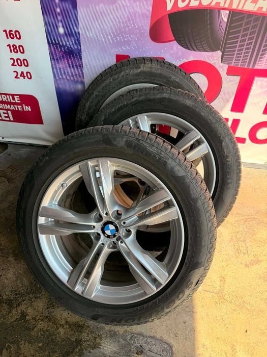 Jante BMW R19 originale X5 X6 F15 F16  E70 E71 F10 F01 F06 cu anvelope de iarna , pe o singura marime
