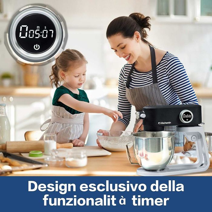 Планетарен миксер Kitchenin 5L 400W кухненски робот за готвене