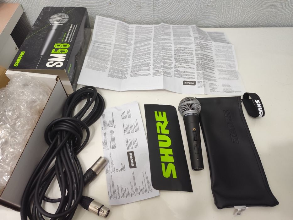 Продам микрофон shure sm 58 se