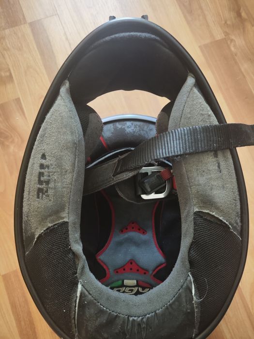Casca AGV Mărime M Argintiu Fullface  DoubleD Ring