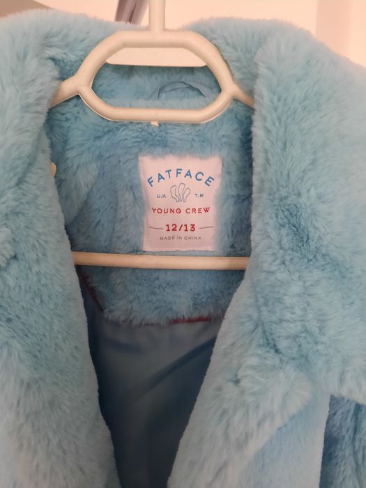 Blană artificiala turcoaz