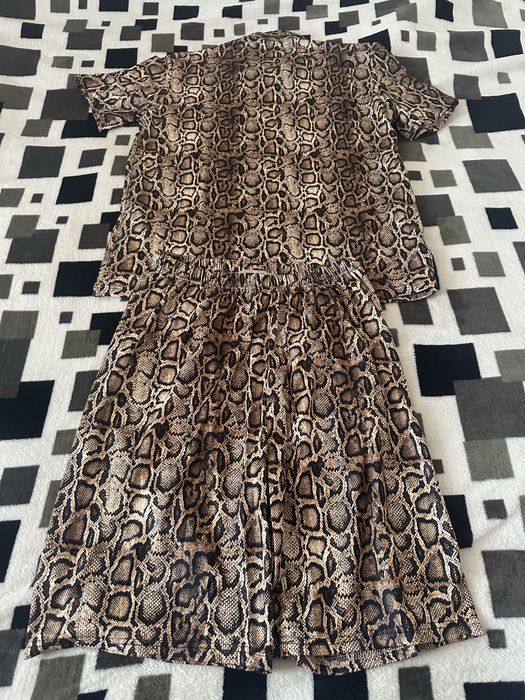 Compleu Vara Animal Print Camasa+Pantaloni Scurti