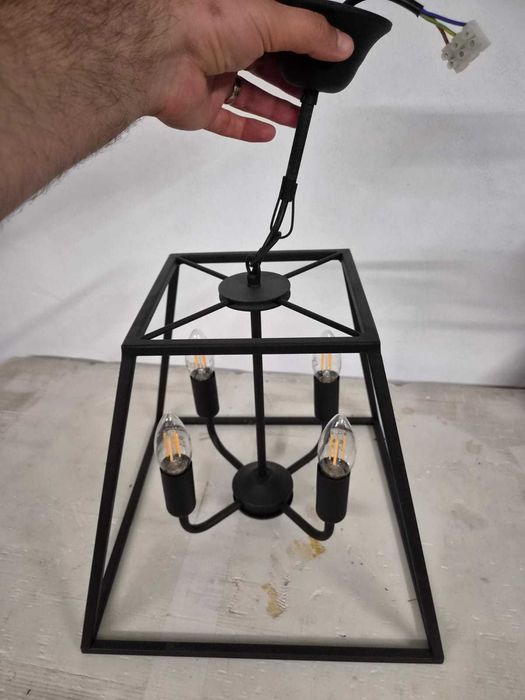 Candelabru/Lustră suspendată modernă 4xE14 –