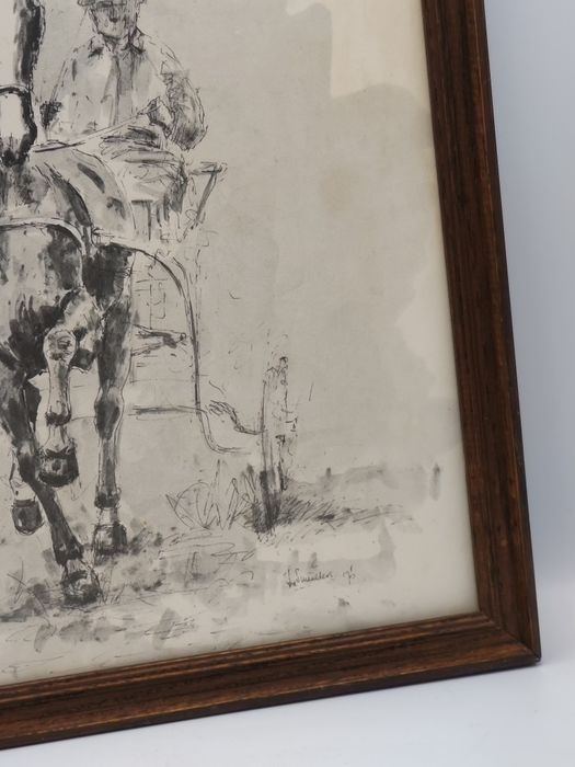 Винтидж холандска авторска картина