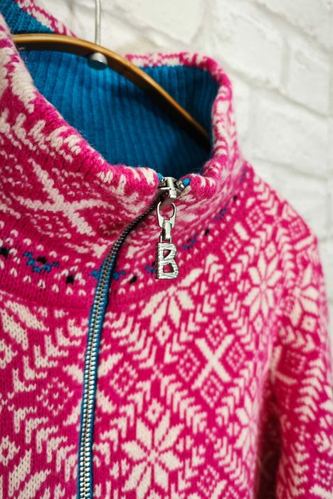 Bogner Дамски розов пуловер размер S