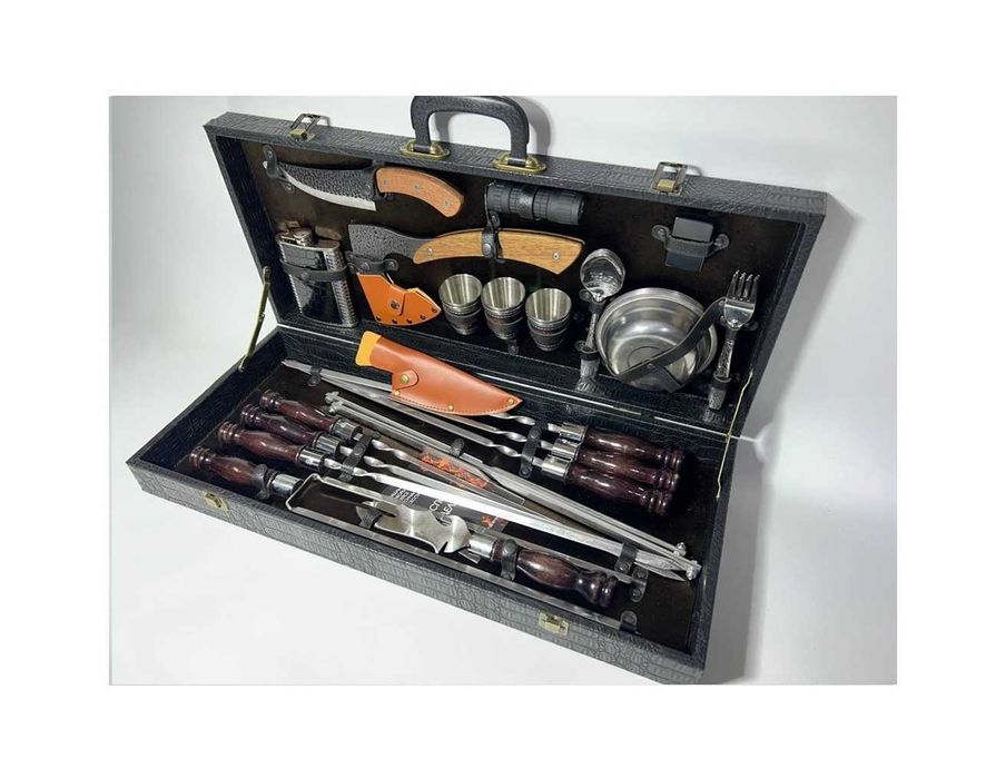 Подарочные шашлычные наборы Кизляр 53 предмета