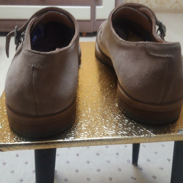 Обувь мужская замшевая