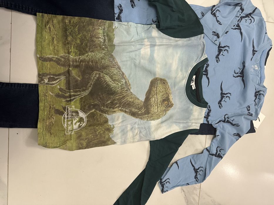 Нови дънки Name it за момче с ръст 134 см и подарък две блузи