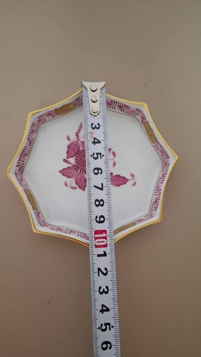Ceasca si farfurioara marca Herend - Apponyi Purpur (Raspberry/Purple)